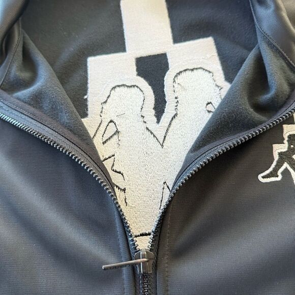 Marcelo Burlon Milan black and white zip jacket. Size XL - Picture 8 of 13